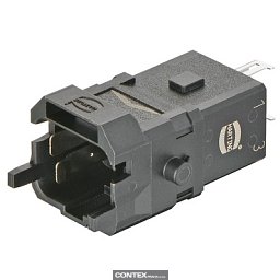 Obrázek pro produktHan 1A-3+PE-c-m shielded, latch