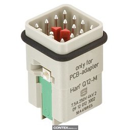 Obrázek pro produktHan Q12-M for PCB-Adapter