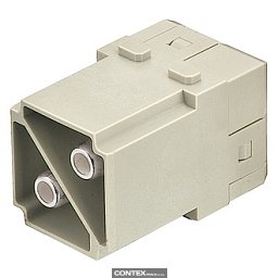 Obrázek pro produktHan Modular 2 Module male 100A screw