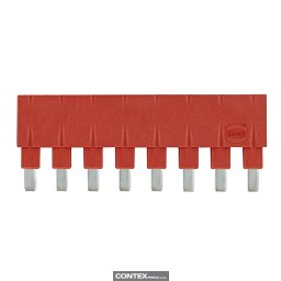 Obrázek pro produktJumper Along 1x8 red 16A