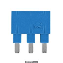 Obrázek pro produktJumper Along 1x3 blue 16A