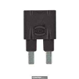 Obrázek pro produktJumper Along 1x2 black 16A