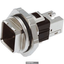 Obrázek pro produktHan PP PFT met. circular Bulkhead Cat.6A