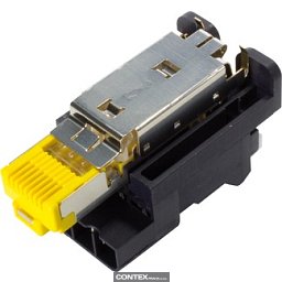 Obrázek pro produktHan3A RJ45 Hybrid 10G insert 8+4p IDC