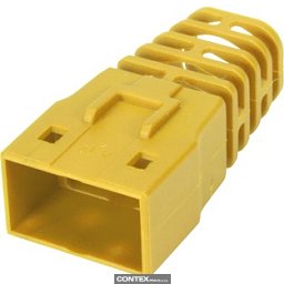 Obrázek pro produktRJI RJ45 Compact boot yellow 6,5mm (100)