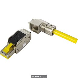 Obrázek pro produktRJI MF RJ45 plug Cat6A, 8p IDC angled