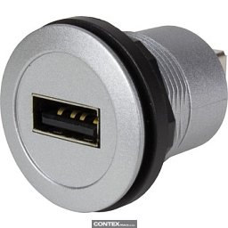 Obrázek pro produkthar-port USB 2.0 A-B coupler silver