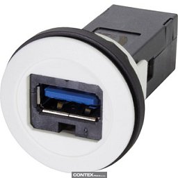 Obrázek pro produkthar-port USB 3.0 A-A PFT white