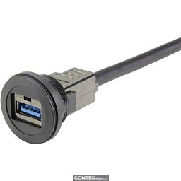 Obrázek pro produkthar-port USB 3.0 A-A PFT black 2,0m