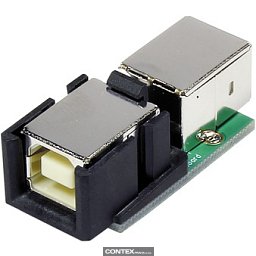 Obrázek pro produktHPP V4 USB 2.0 PCB, 2x USB B-B angled