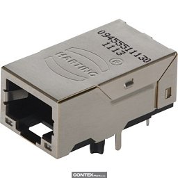 Obrázek pro produktRJI RJ45 jack 1 Gbit PoE 27,5 mm