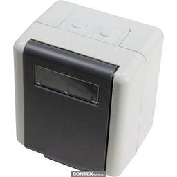 Obrázek pro produktRJ Ind IP44 wall outlet 2x RJ45 keystone