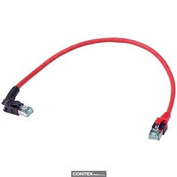 Obrázek pro produktVB RJ45 LaR -DB RJ45 FRNC red 0.5m
