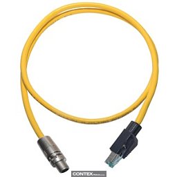 Obrázek pro produktRJ45 - M12 x-code Cable Assy 1m PVC