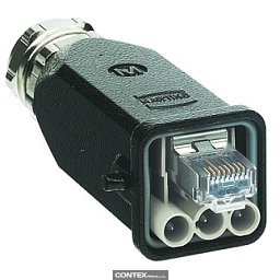 Obrázek pro produktHan 3A RJ45 HYBRID PLUG  DC