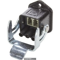 Obrázek pro produktSet Han3A receptacle DC LC duplex SM GOF