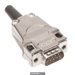 Obrázek pro produktD Sub top entry metal hood 9 poles with