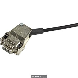 Obrázek pro produktD Sub side entry metal hood 9 pole_cable