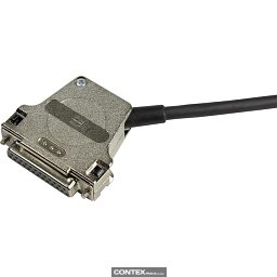 Obrázek pro produktD Sub side entry met.hood 25pole with M3