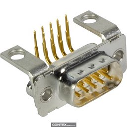 Obrázek pro produktD-Sub 09-pole MinD ANG male hole nut M3