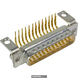 Obrázek pro produktD-Sub 25-pole MinD ANG male hole nut M3