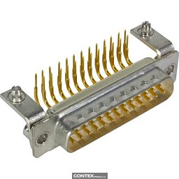 Obrázek pro produktD-Sub 25-pole MinD ANG male BL nut M3 PL