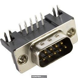 Obrázek pro produktD SUB MA RA 09P "US"_PL3_with grnd clip_