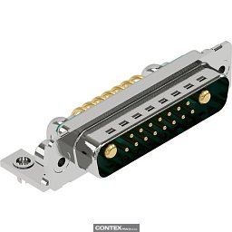 Obrázek pro produktD-Sub M 17W2 ANG MA 20A UNC NM30 BL