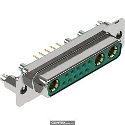 Obrázek pro produktD-Sub M 13W3 STR FE 20A UNC NM30 BL