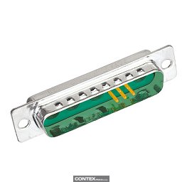 Obrázek pro produktD-SUB M 9W4 STR MA SCUP TH PL3