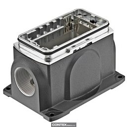 Obrázek pro produktHan Yellock 30HSM 2xM32 with bulkhead h.