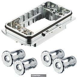 Obrázek pro produktHan-Yellock 60 bulkhead hsg-Molly Bolts