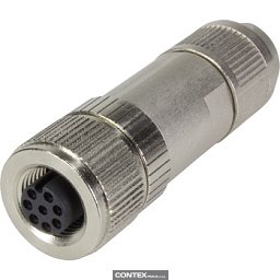 Obrázek pro produktPLUG M12-F 8 POLOS / A-COD