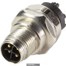 Obrázek pro produktM12 Power S - PCB male front  1pc