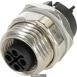 Obrázek pro produktM12 Power S - PCB female back 1pc