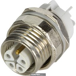 Obrázek pro produktM12-PCB-THR-2PC-5P-KCOD-F-STR- Back 1pc