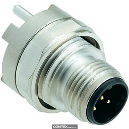 Obrázek pro produktM12 panel feedtrough/PCB straight A-cod.