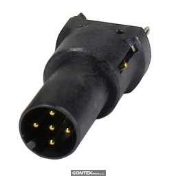 Obrázek pro produktM12 PCB receptacle male a-coded 5pol.