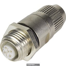 Obrázek pro produktPFT M12 shielded Harax B-cod.Female