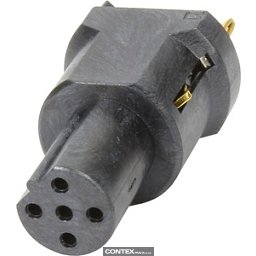 Obrázek pro produktM12 PCB receptacle female b-coded 5pol.