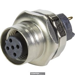 Obrázek pro produktPCB receptacle female front B-cod 5-pole