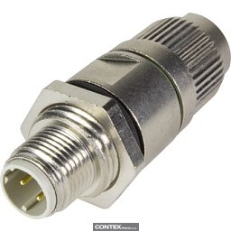 Obrázek pro produktPFT M12 IDC shielded D-cod. 4pol. male