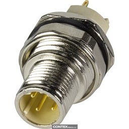 Obrázek pro produktPCB receptacle male back D-cod 4-pole