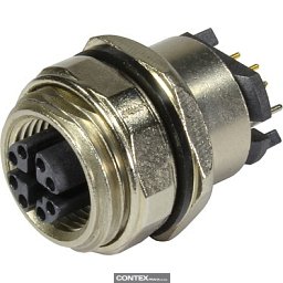 Obrázek pro produktM12 CAT6a Bu gerade HWM