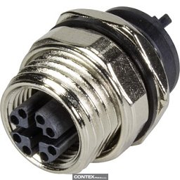 Obrázek pro produktM12 CAT5 Bu gerade HWM