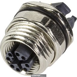 Obrázek pro produktM12 CAT6a Bu gerade HWM