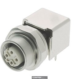 Obrázek pro produktGerätebuchse M12-D-kod.IP20 Kod.oben