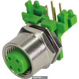 Obrázek pro produktM12-PCB-THT-2PC-4P-DCOD-F-ANG-SHLD