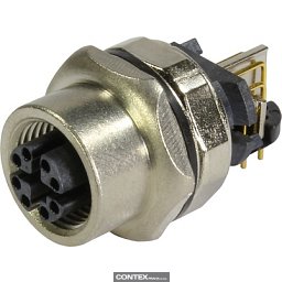 Obrázek pro produktM12 CAT6a Bu gewinkelt VWM