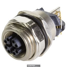 Obrázek pro produktM12 CAT6a Bu gewinkelt HWM